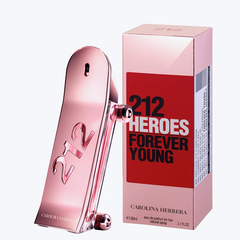 212 Heroes Forever Young EDP được thiết kế dành riêng cho những cô gái trẻ đầy nhiệt huyết và dám tự tin thể hiện mình